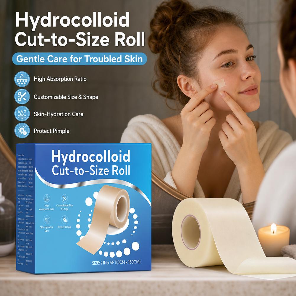 Hydrocolloid Pimple Patch - Rotolo di Cerotti Idrocolloidali per Acne