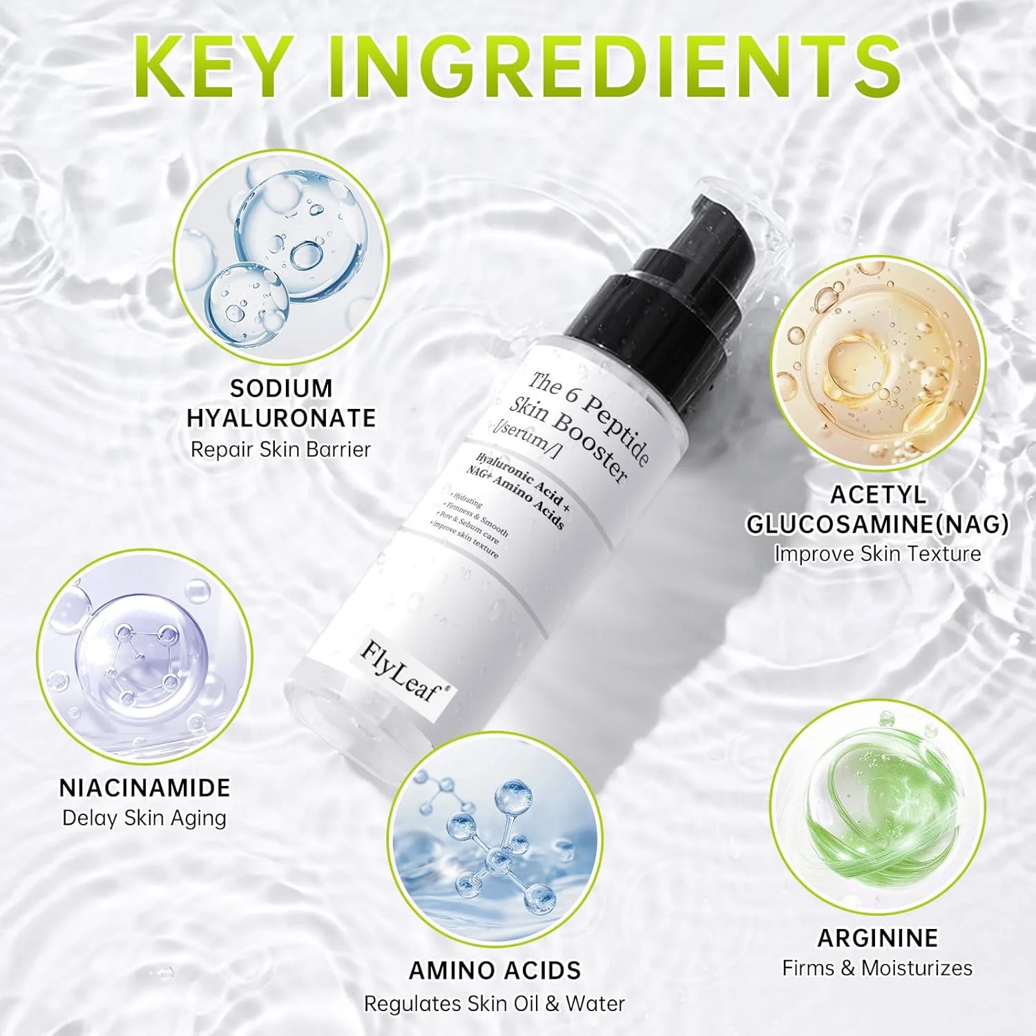 Tonico Viso Booster Peptidico  - Hyaluronic Acid Facial Serum recensione e prezzo