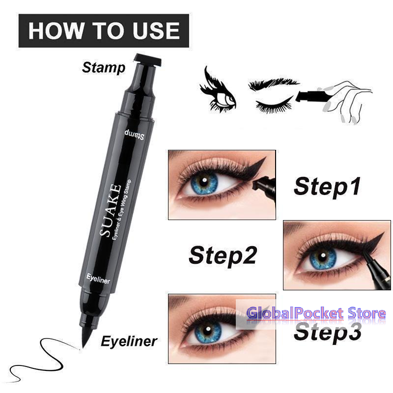 [TG823] 2 pezzi Eyeliner nero  - Waterproof Liquid Eyeliner Pen recensione e prezzo
