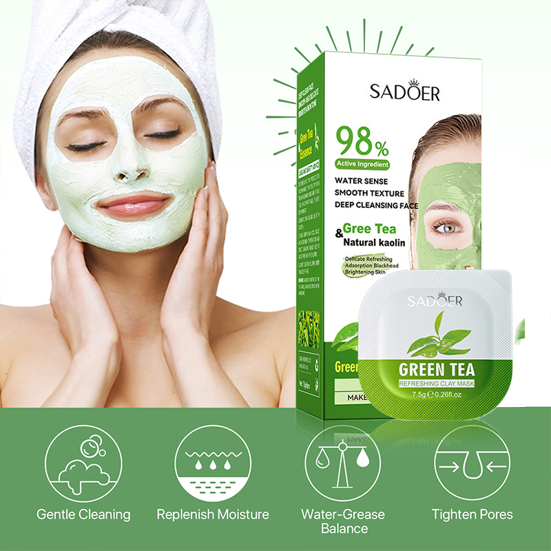 Maschera di fango per la puliz - Green Tea Cleansing Clay Mask recensione e prezzo