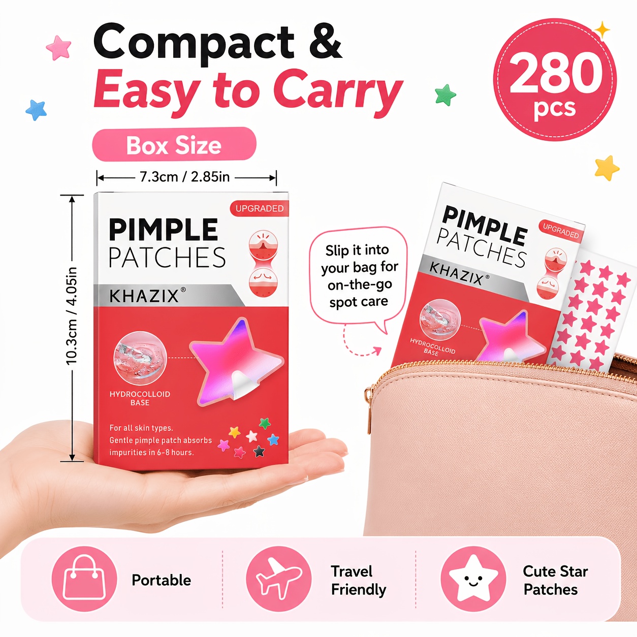 280 Cerotti a Stella per Brufo - Hydrocolloid Pimple Patch recensione e prezzo