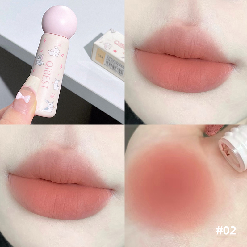 QIBEST Carino Velluto Opaco Fa - Matte Velvet Lip Tint Long Lasting recensione e prezzo