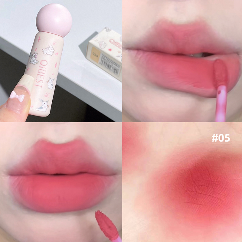 QIBEST Carino Velluto Opaco Fa - Matte Velvet Lip Tint Long Lasting recensione e prezzo