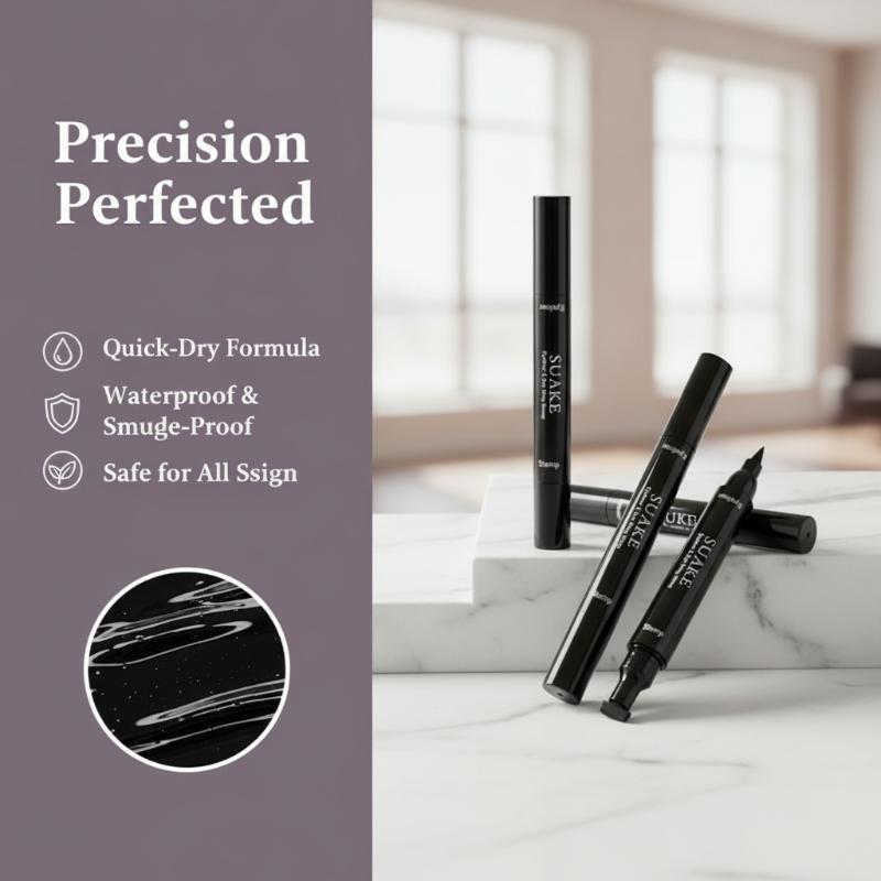 2 Pezzi Eyeliner Nero a Doppia - Waterproof Liquid Eyeliner Pen recensione e prezzo