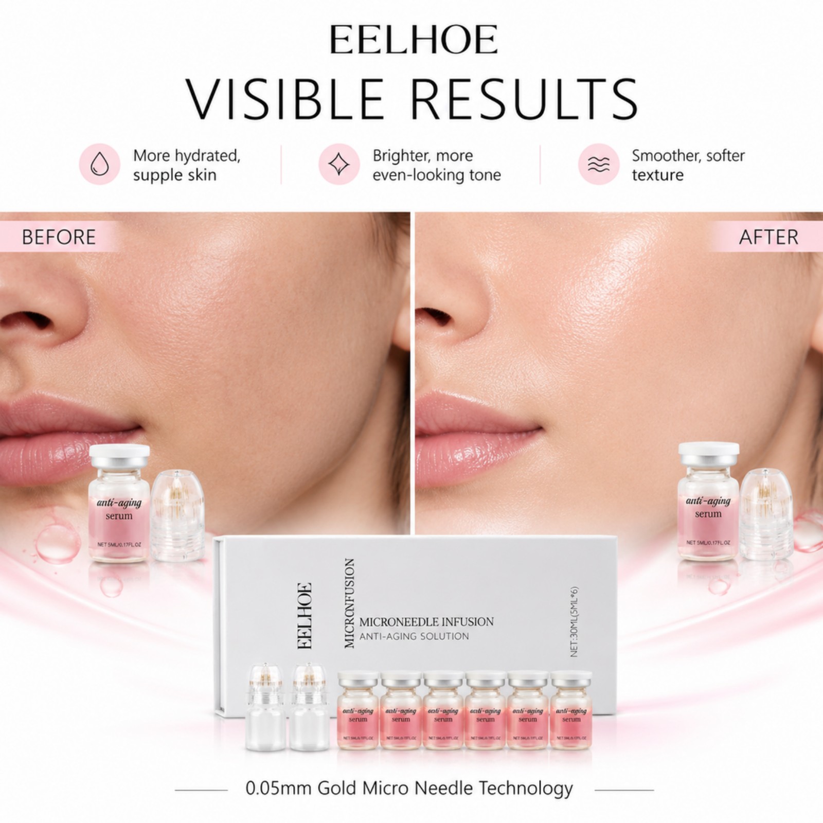 Kit Siero con Microaghi da 0,2 - Hyaluronic Acid Facial Serum recensione e prezzo